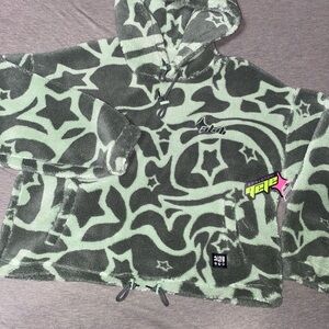 Stylish Green Teddy Jacket